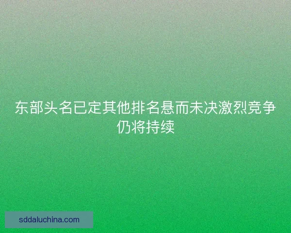 东部头名已定其他排名悬而未决激烈竞争仍将持续